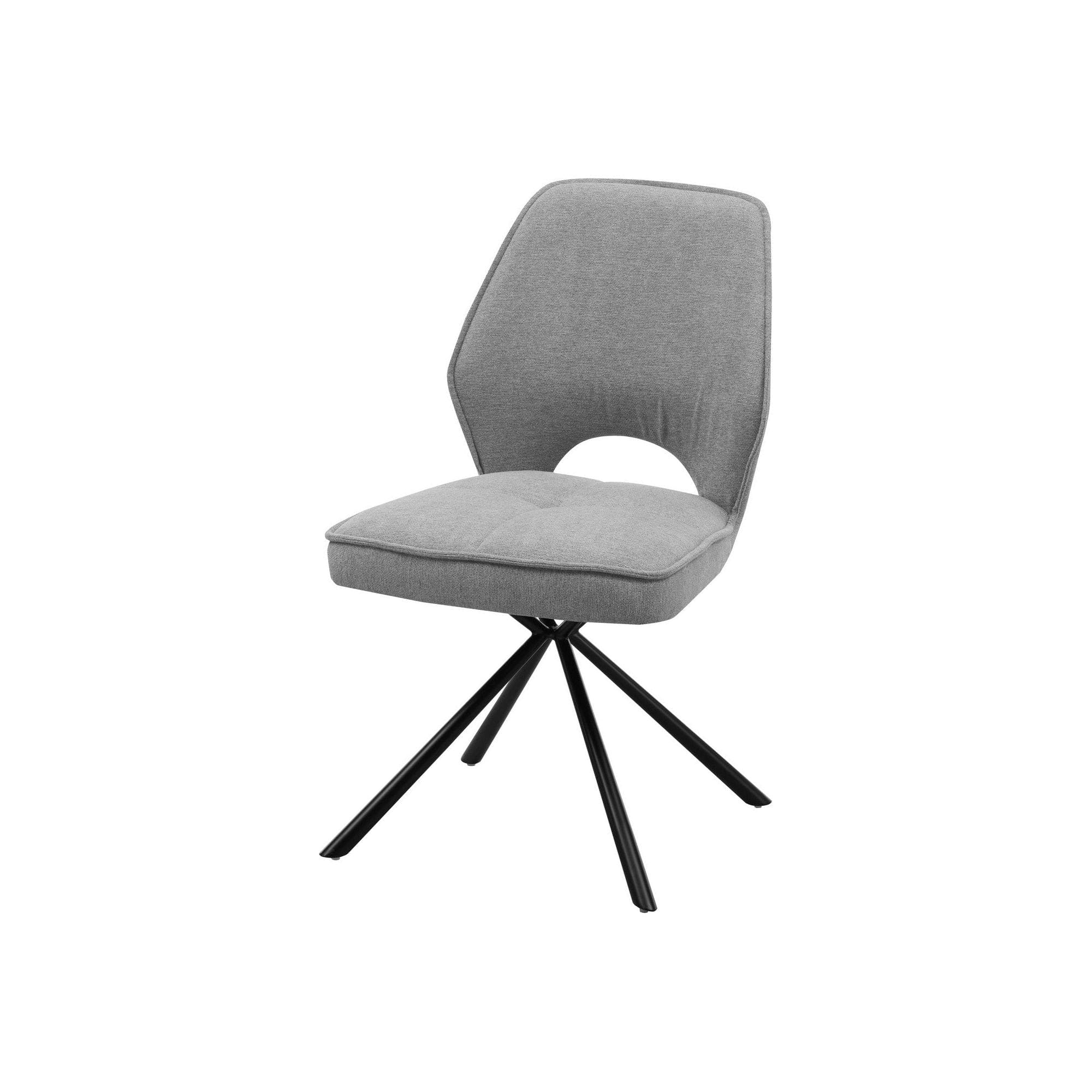 Scaun NELE structura metalica, gri, 61x61x48/86