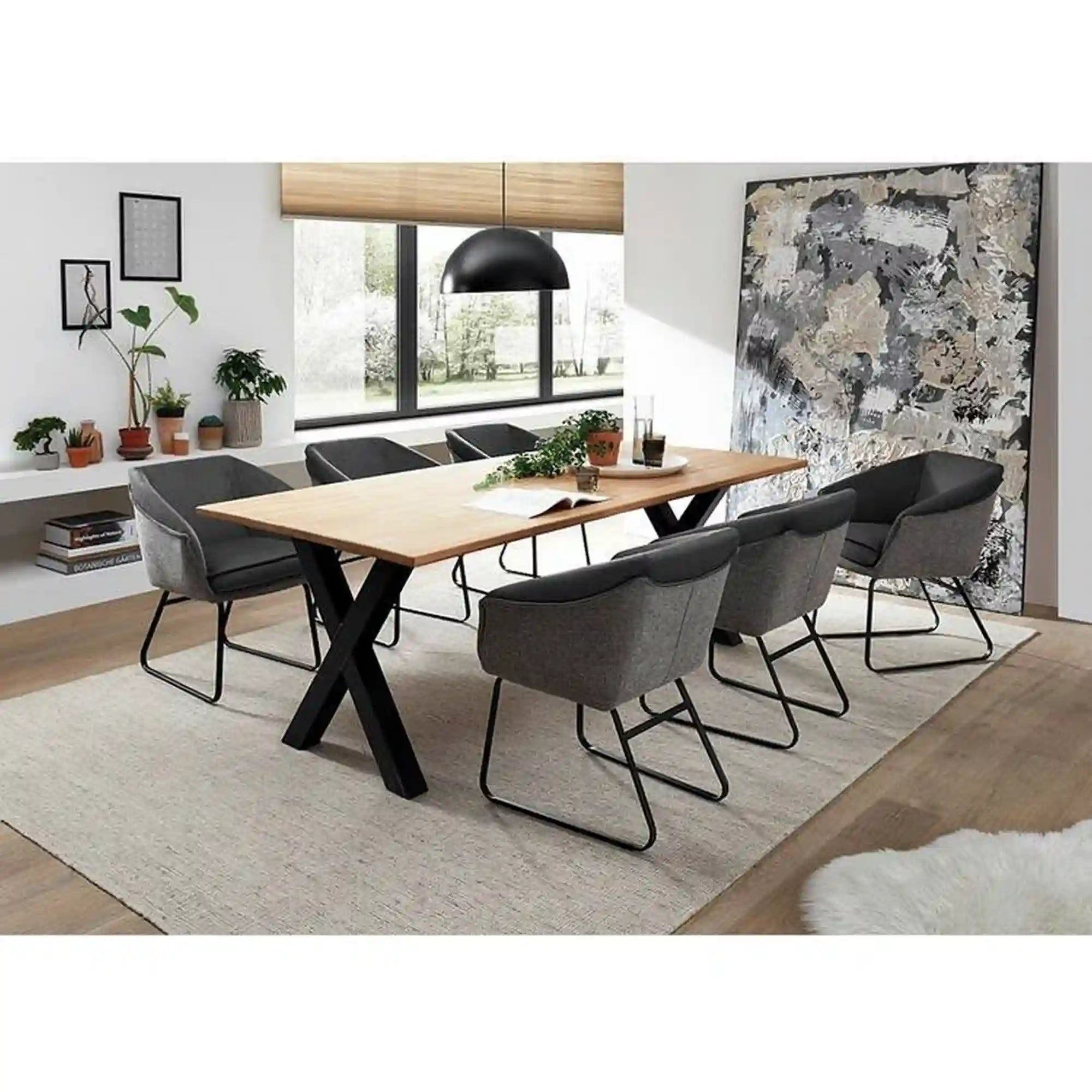 Scaun BELGRAD OCN-28576 gri/negru