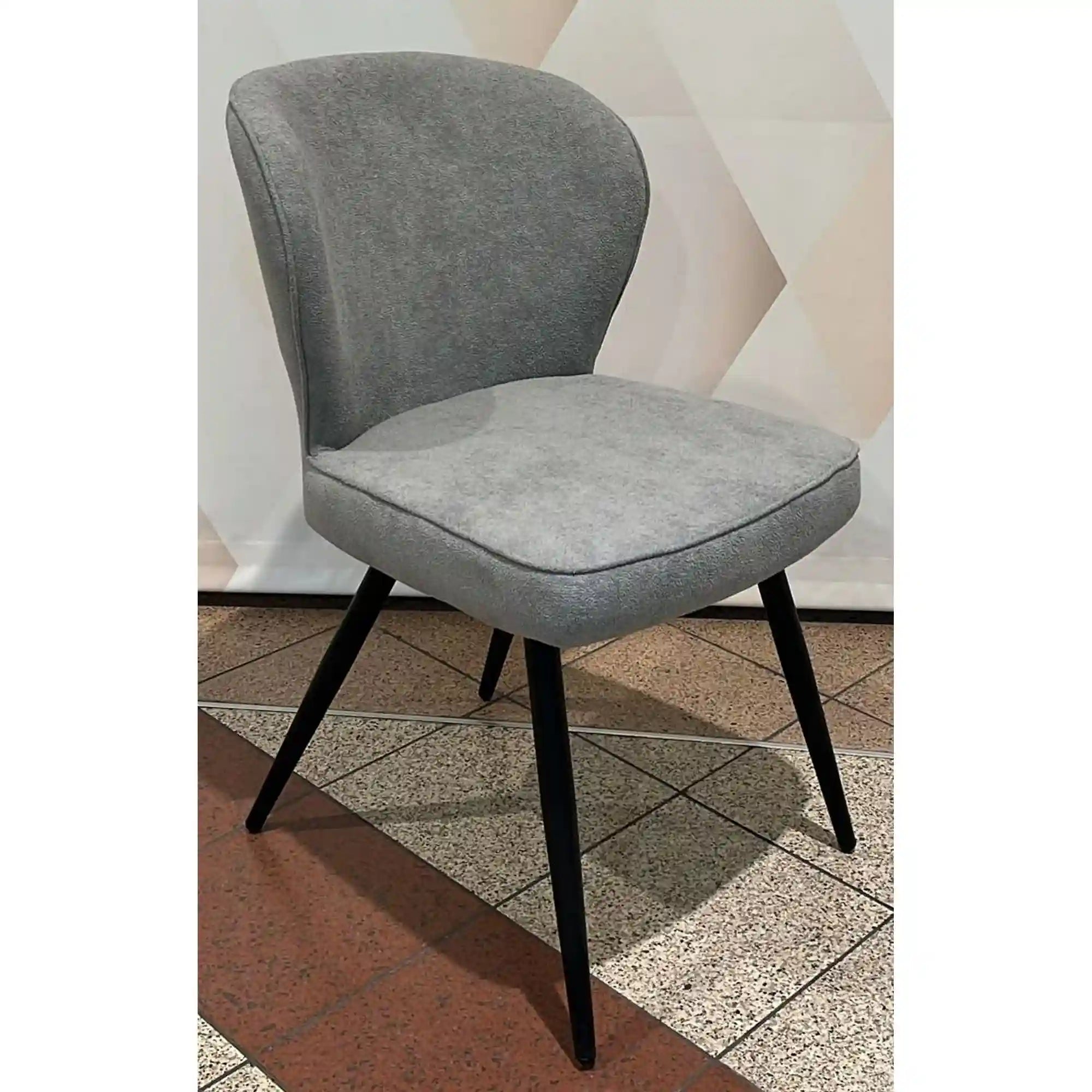 Scaun BERLIN OCN-28537, gri deschis/negru