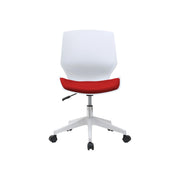 Scaun birou BERGEN OCN-28528, alb/rosu