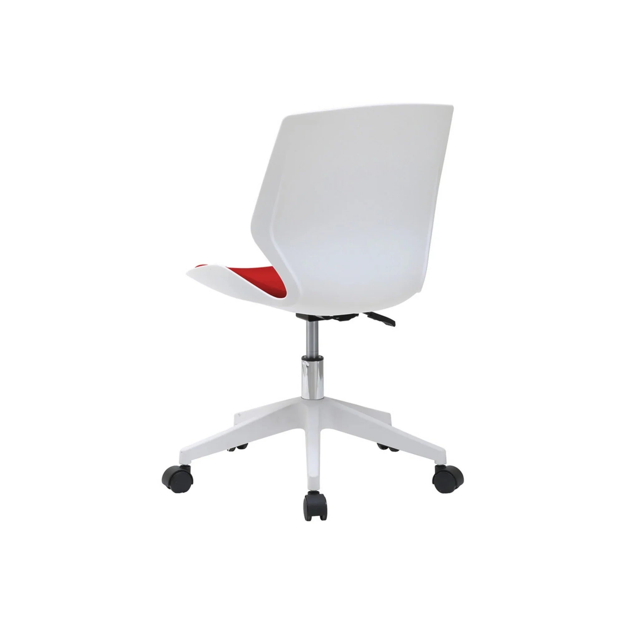 Scaun birou BERGEN OCN-28528, alb/rosu