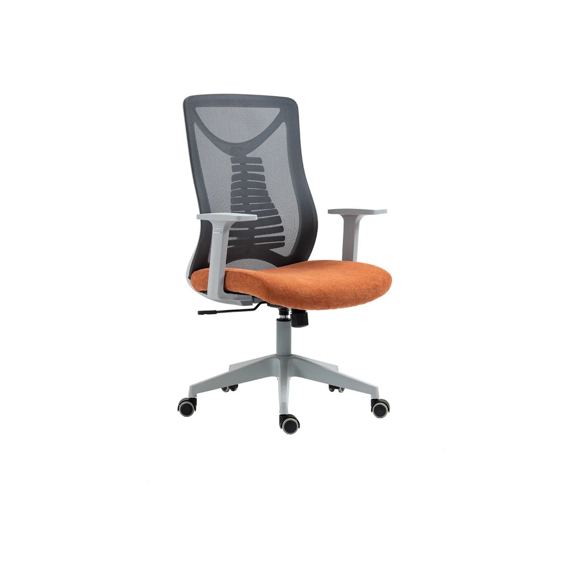 Scaun birou BERGEN OCN-28559, negru/portocaliu