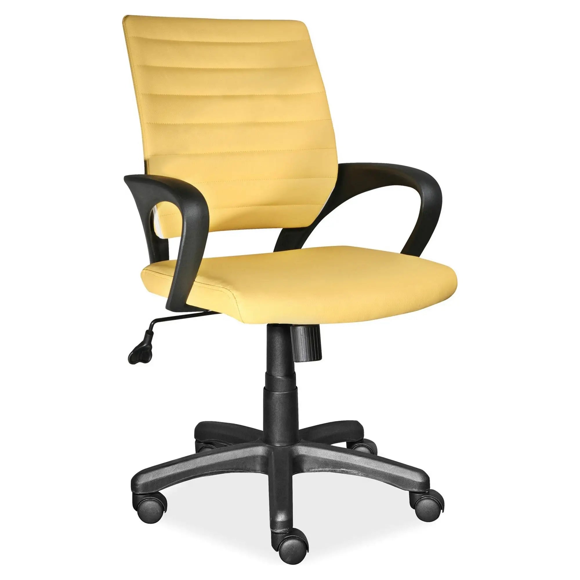 Scaun birou DETROIT OCN-27509, galben/negru