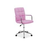 Scaun birou DETROIT OCN-38402, roz/crom