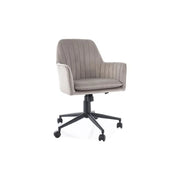 Scaun birou DETROIT OCN-38406, bej inchis/negru