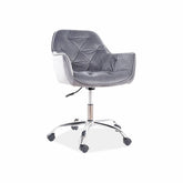 Scaun birou DETROIT OCN-38416, gri/crom
