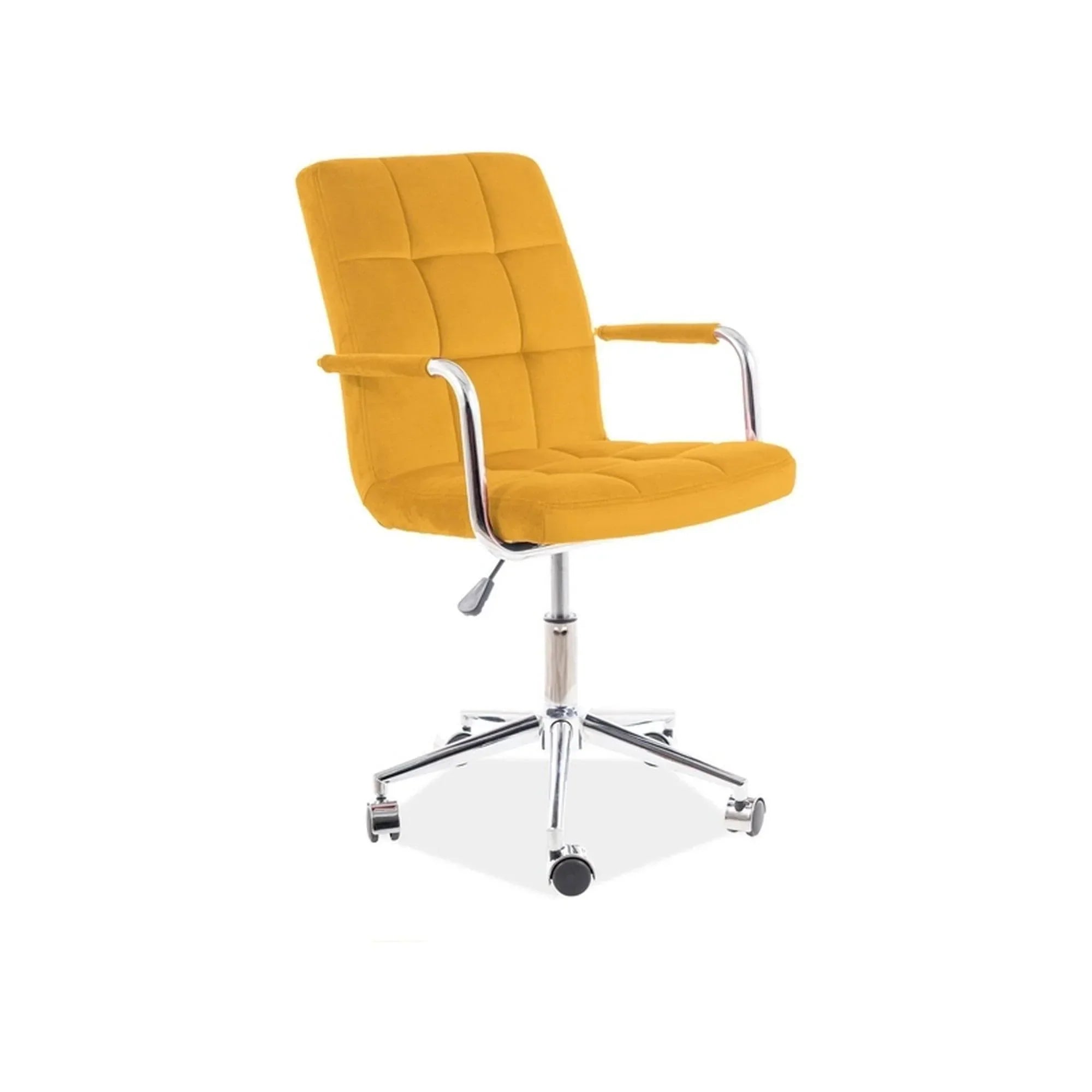 Scaun birou DETROIT OCN-38417, galben/crom