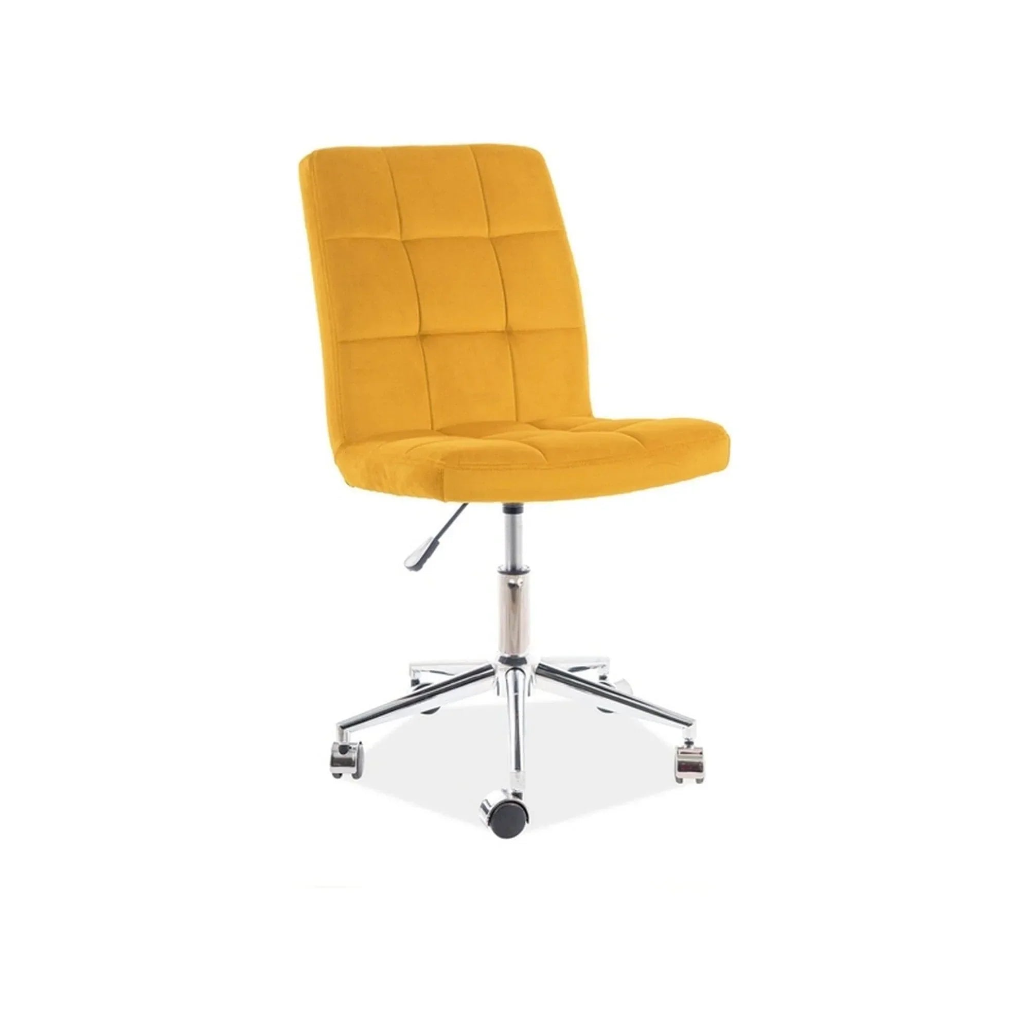 Scaun birou DETROIT OCN-38419, galben/crom