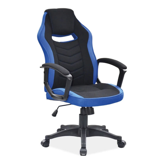 Scaun birou DETROIT OCN-38425, negru/albastru
