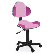 Scaun birou DETROIT OCN-38439, roz/negru