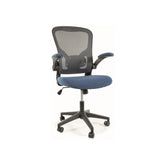 Scaun birou DETROIT OCN-38451, gri/albastru