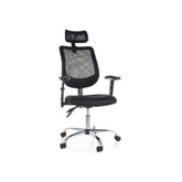 Scaun birou DETROIT OCN-38478, negru/crom