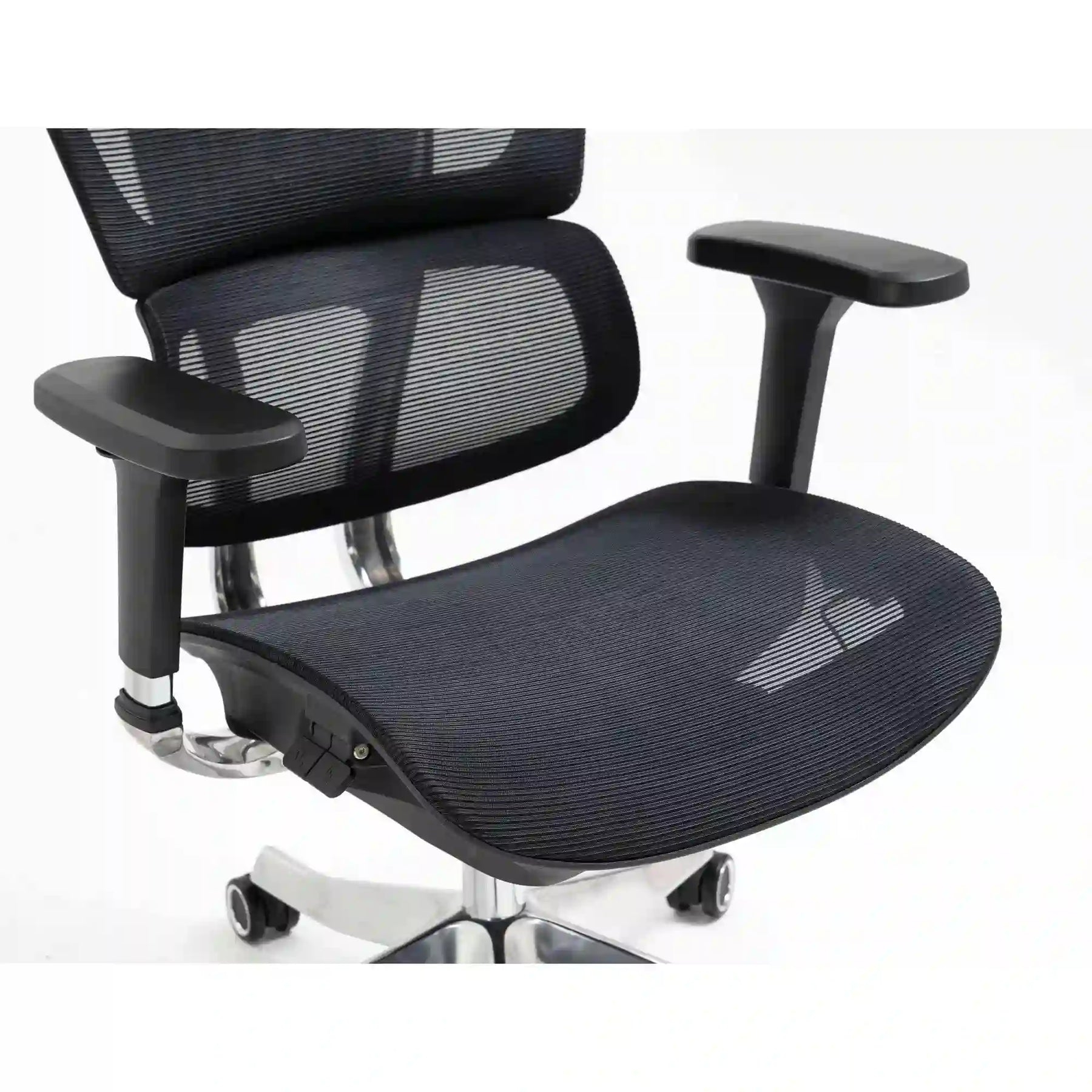 Scaun birou DETROIT OCN-38513, negru/crom