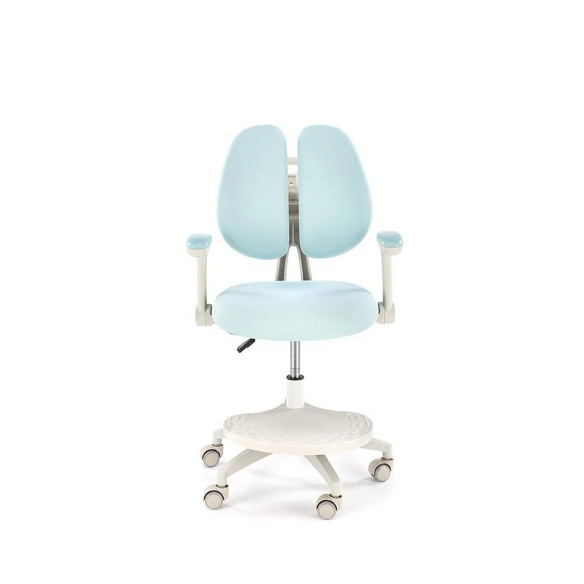 Scaun birou HOUSTON OCN-35923, albastru deschis/bej