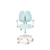 Scaun birou HOUSTON OCN-35923, albastru deschis/bej