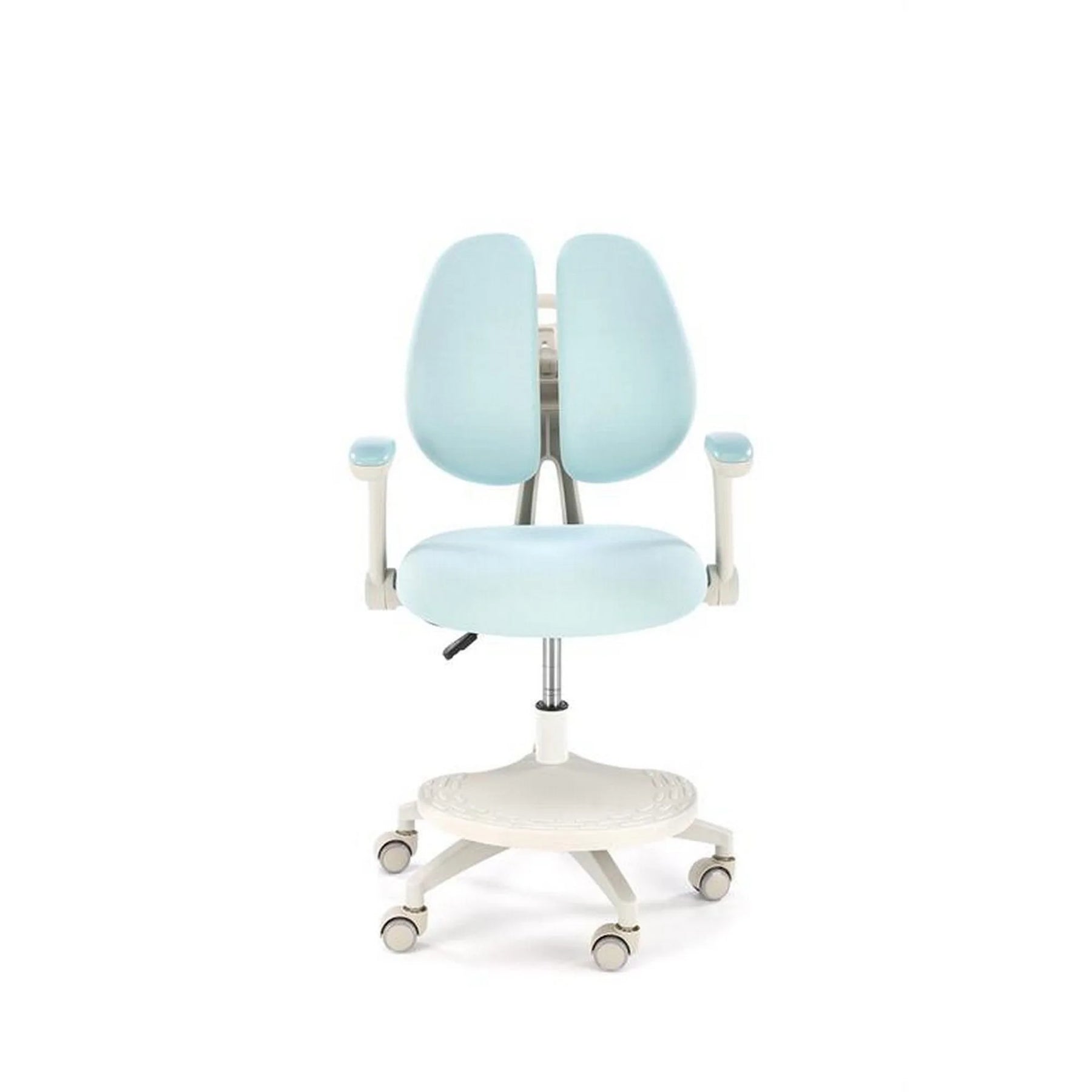 Scaun birou HOUSTON OCN-35923, albastru deschis/bej