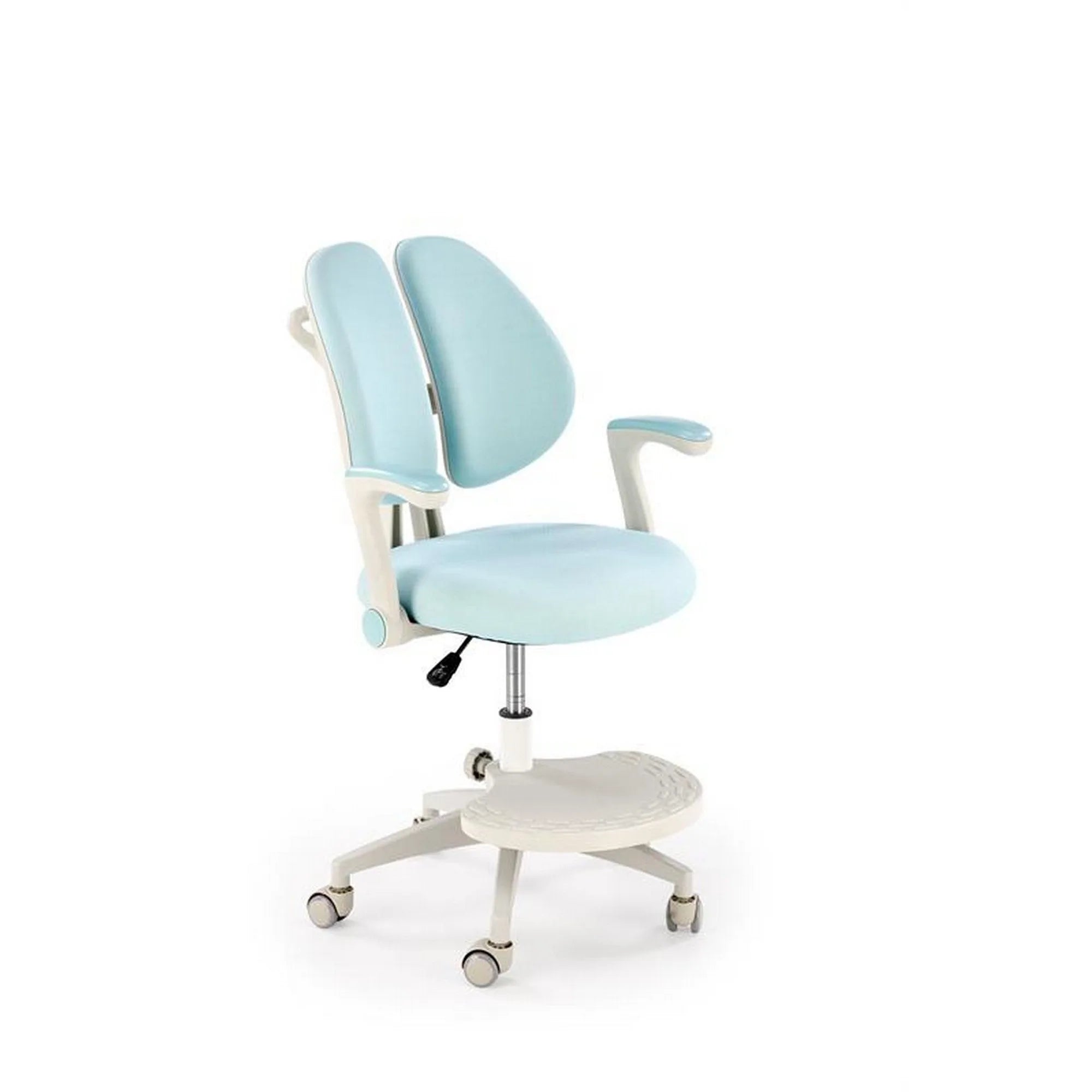 Scaun birou HOUSTON OCN-35923, albastru deschis/bej