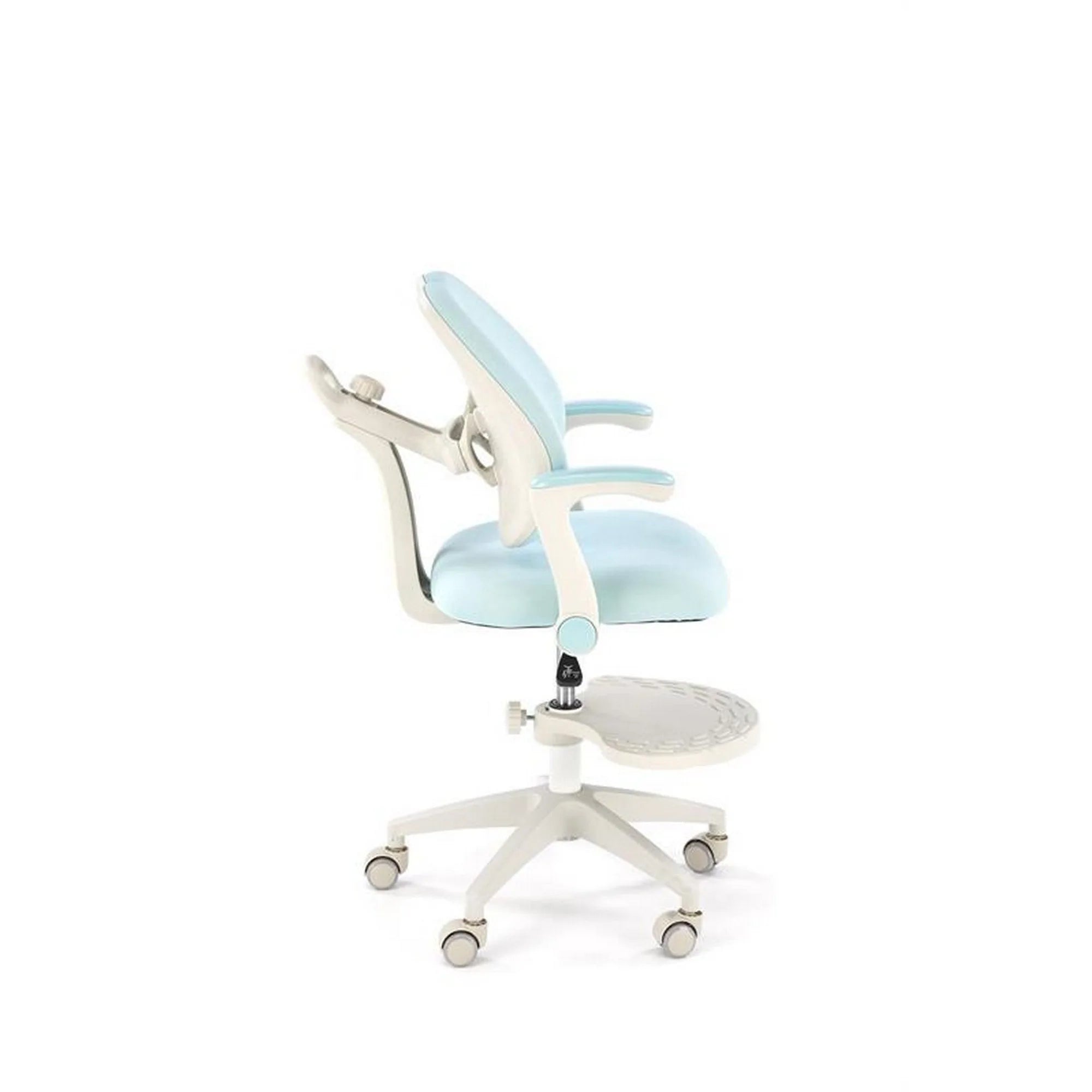 Scaun birou HOUSTON OCN-35923, albastru deschis/bej