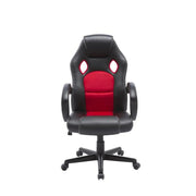 Scaun birou HOUSTON OCN-35926, negru/rosu