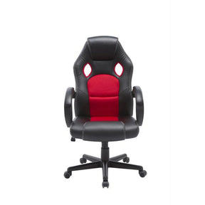 Scaun birou HOUSTON OCN-35926, negru/rosu