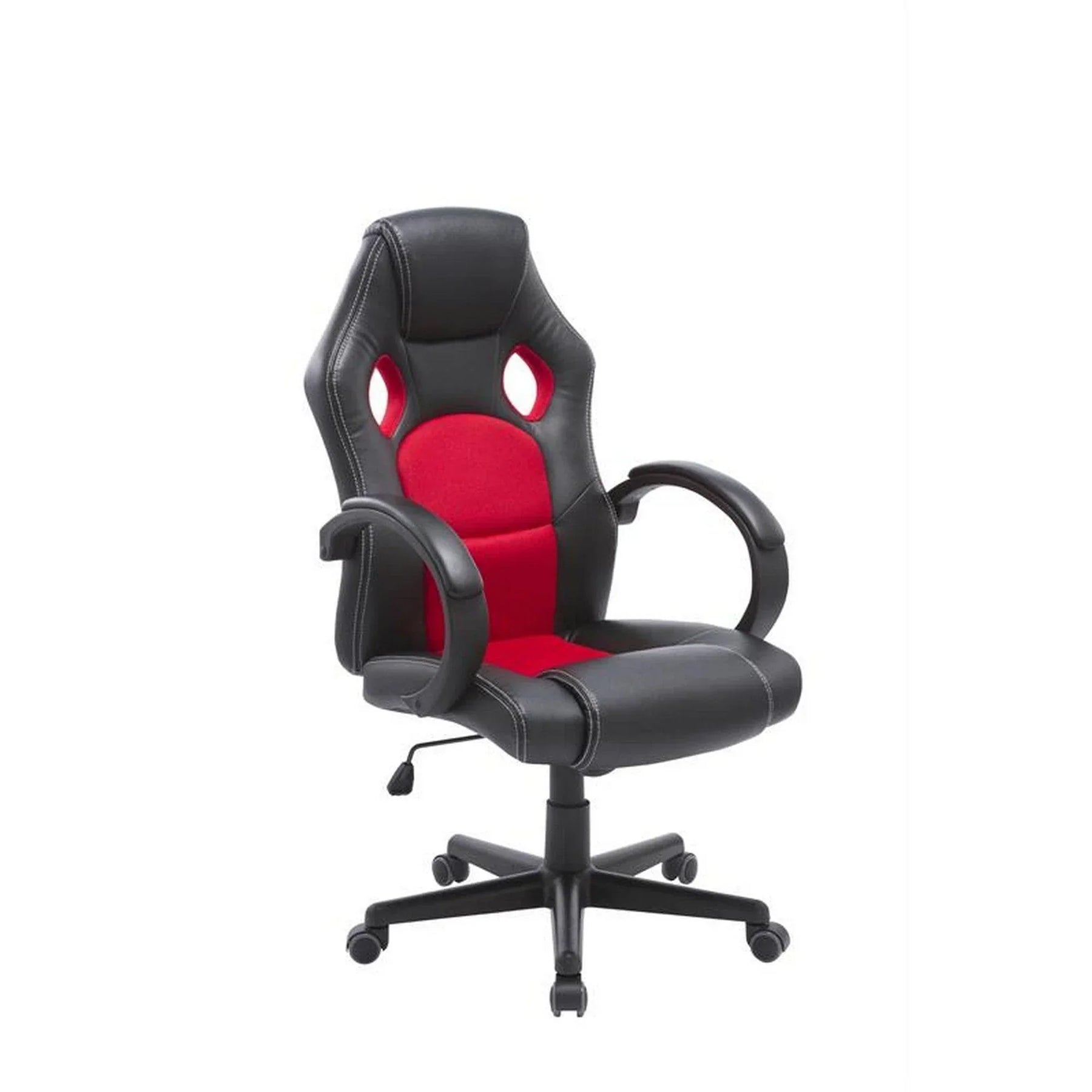 Scaun birou HOUSTON OCN-35926, negru/rosu