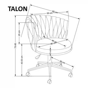 Scaun birou HOUSTON OCN-35944, gri