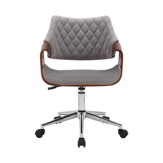 Scaun birou HOUSTON OCN-35948, gri/maro/crom