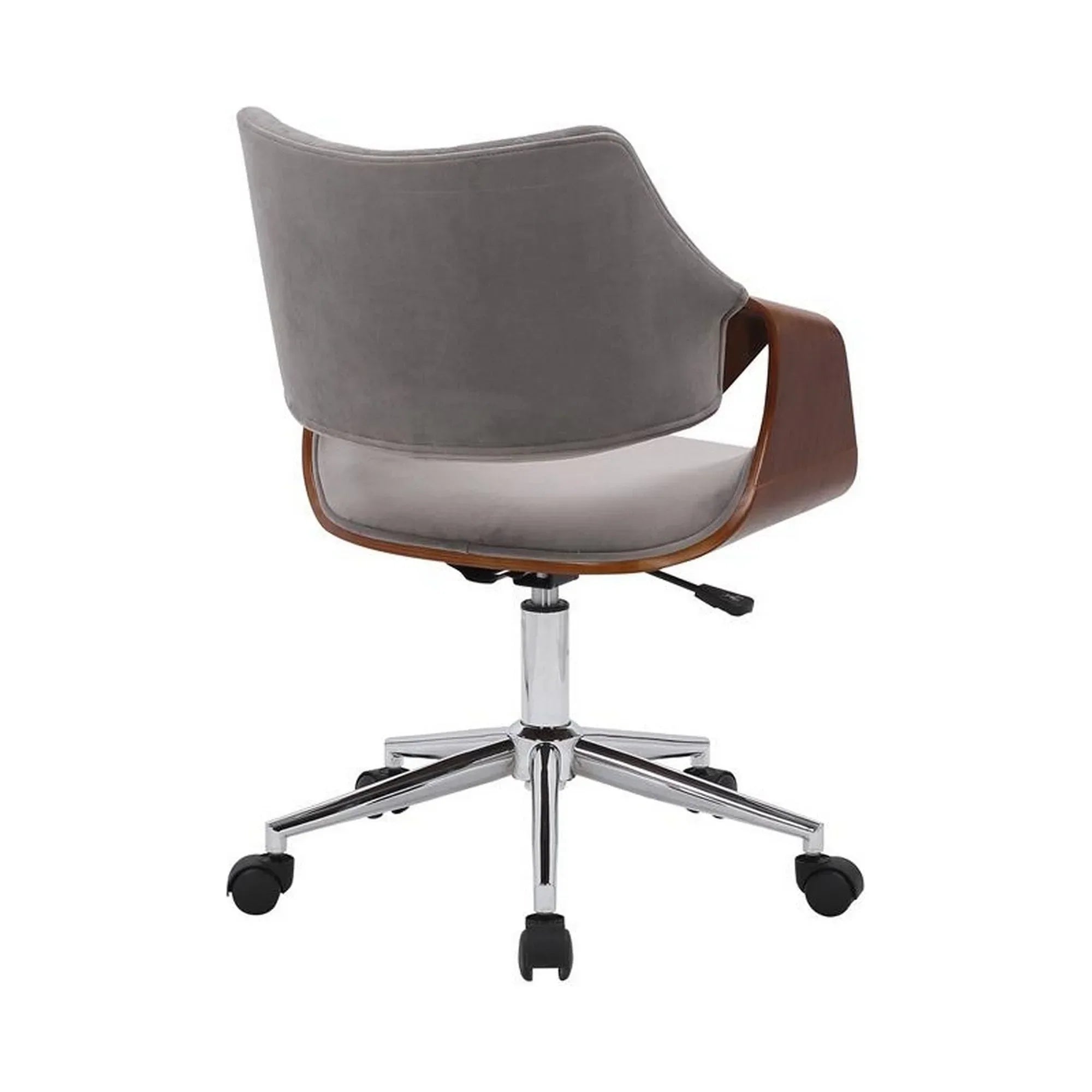 Scaun birou HOUSTON OCN-35948, gri/maro/crom