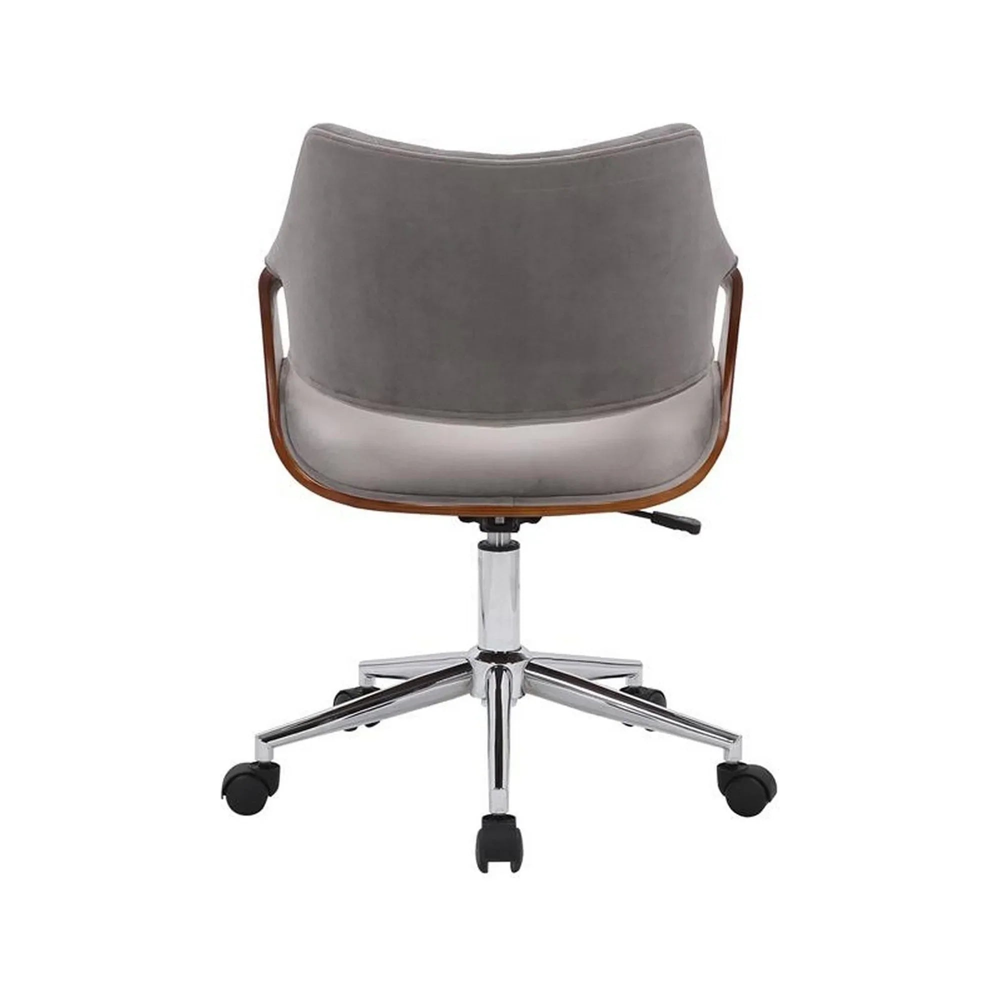 Scaun birou HOUSTON OCN-35948, gri/maro/crom