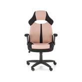 Scaun birou roz și negru, modern, ideal pentru birou sau studiu – primabucata