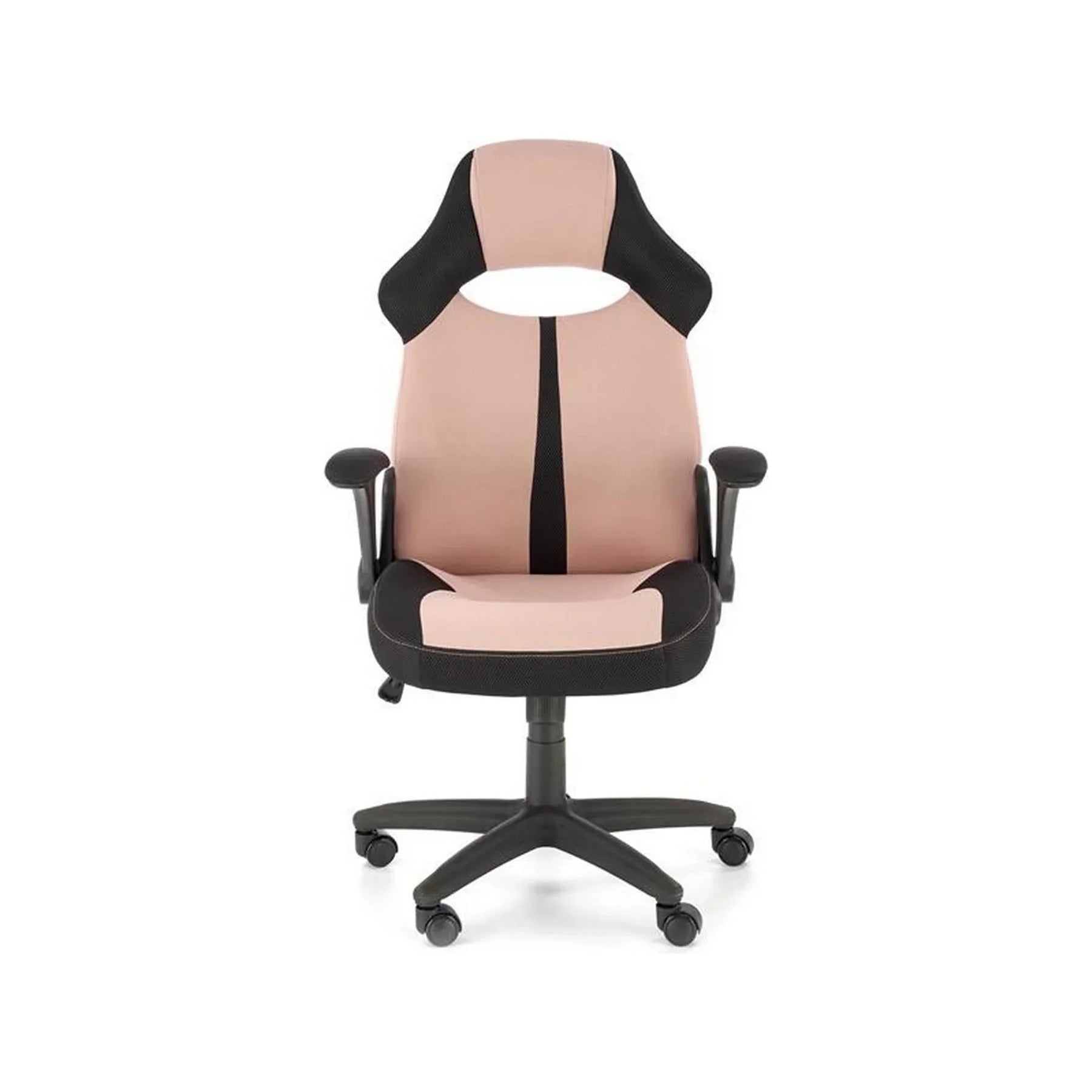Scaun birou roz și negru, modern, ideal pentru birou sau studiu – primabucata