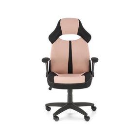 Scaun birou roz și negru, modern, ideal pentru birou sau studiu – primabucata