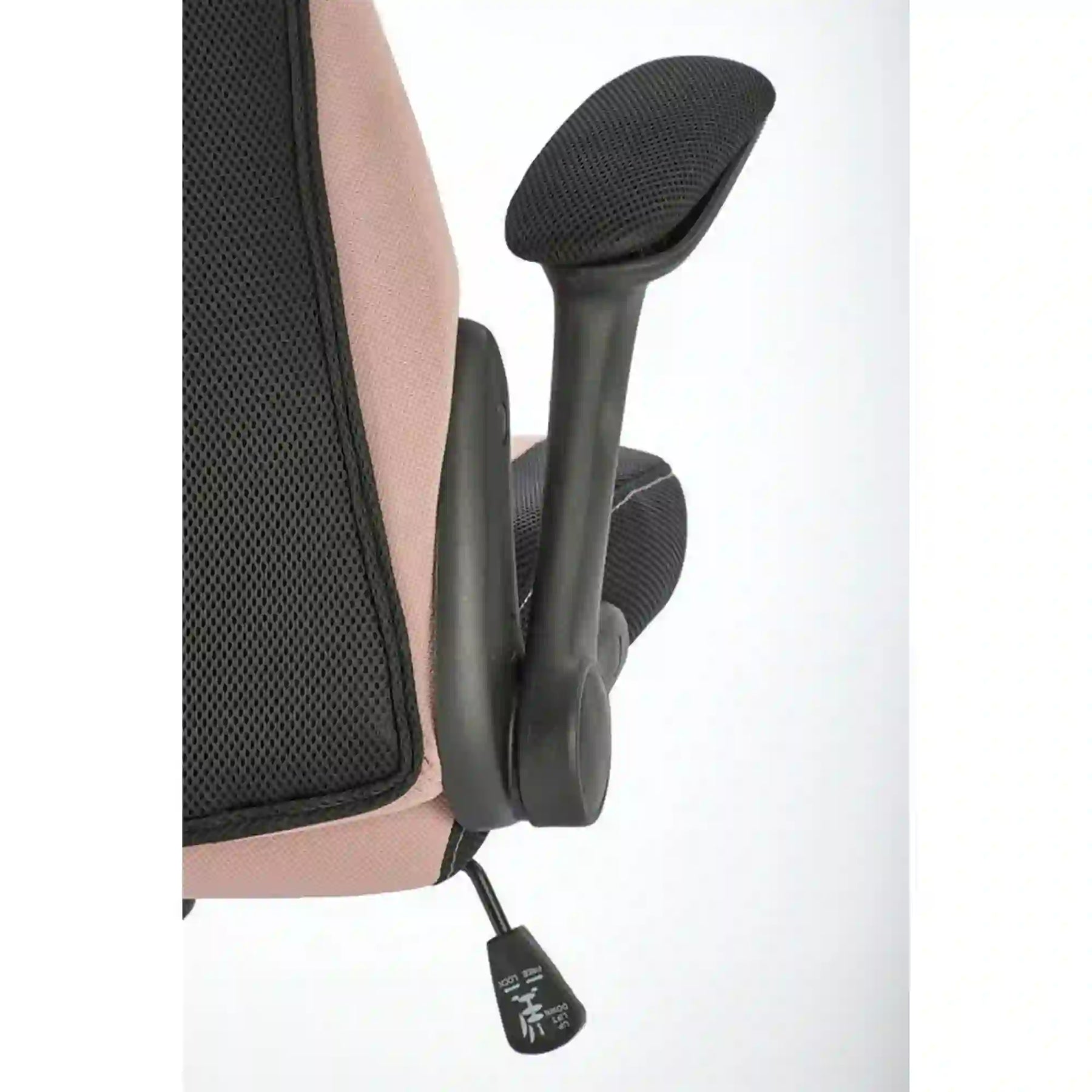 Scaun birou HOUSTON OCN-35949, roz/negru