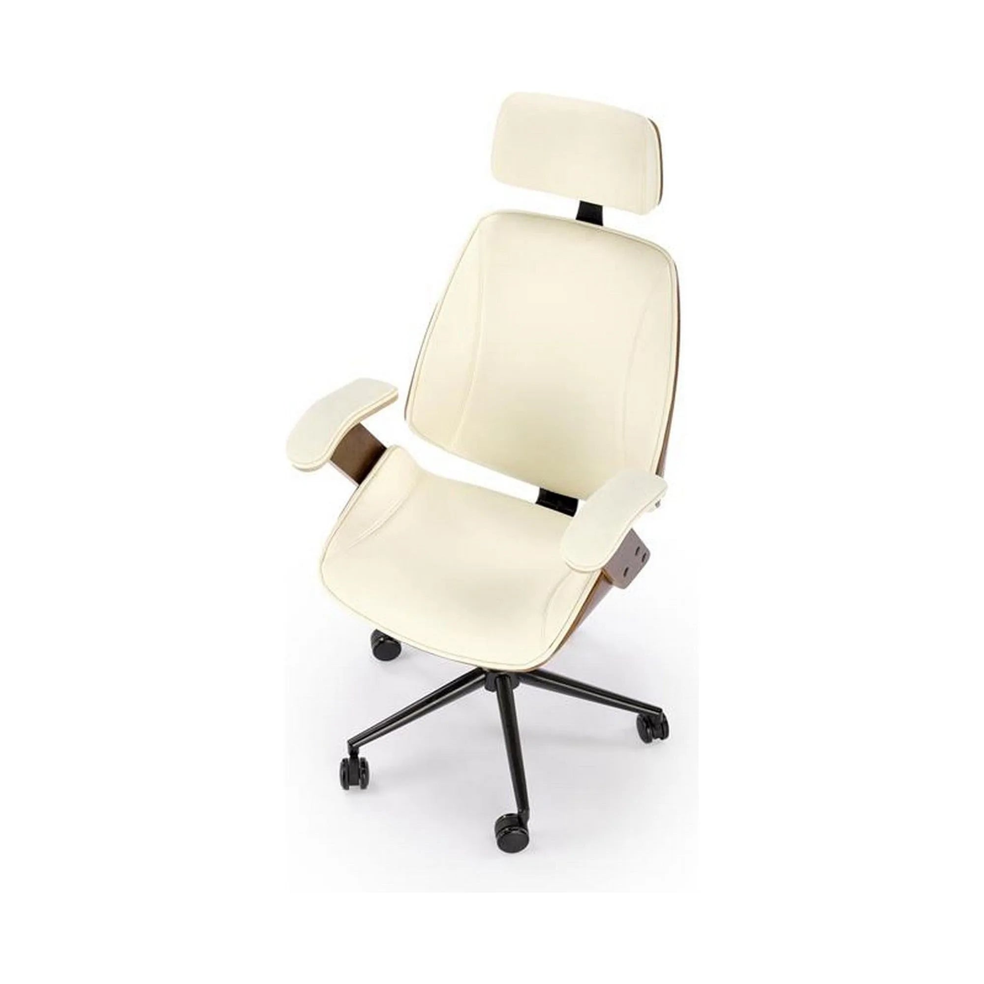 Scaun birou HOUSTON OCN-35950, crem/nuc