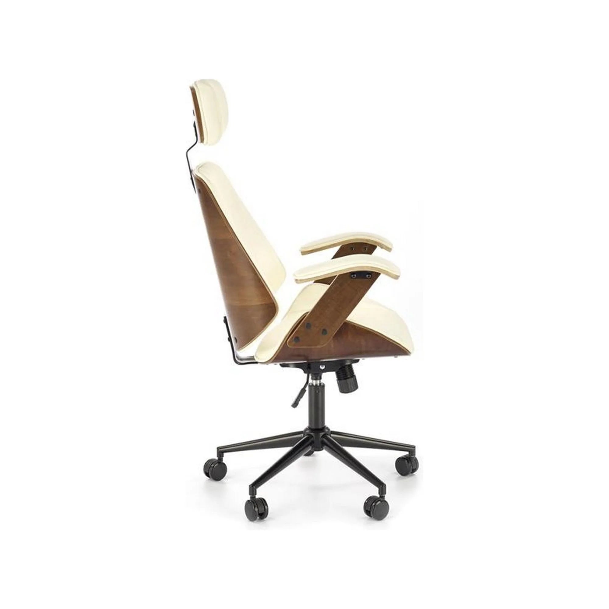 Scaun birou HOUSTON OCN-35950, crem/nuc