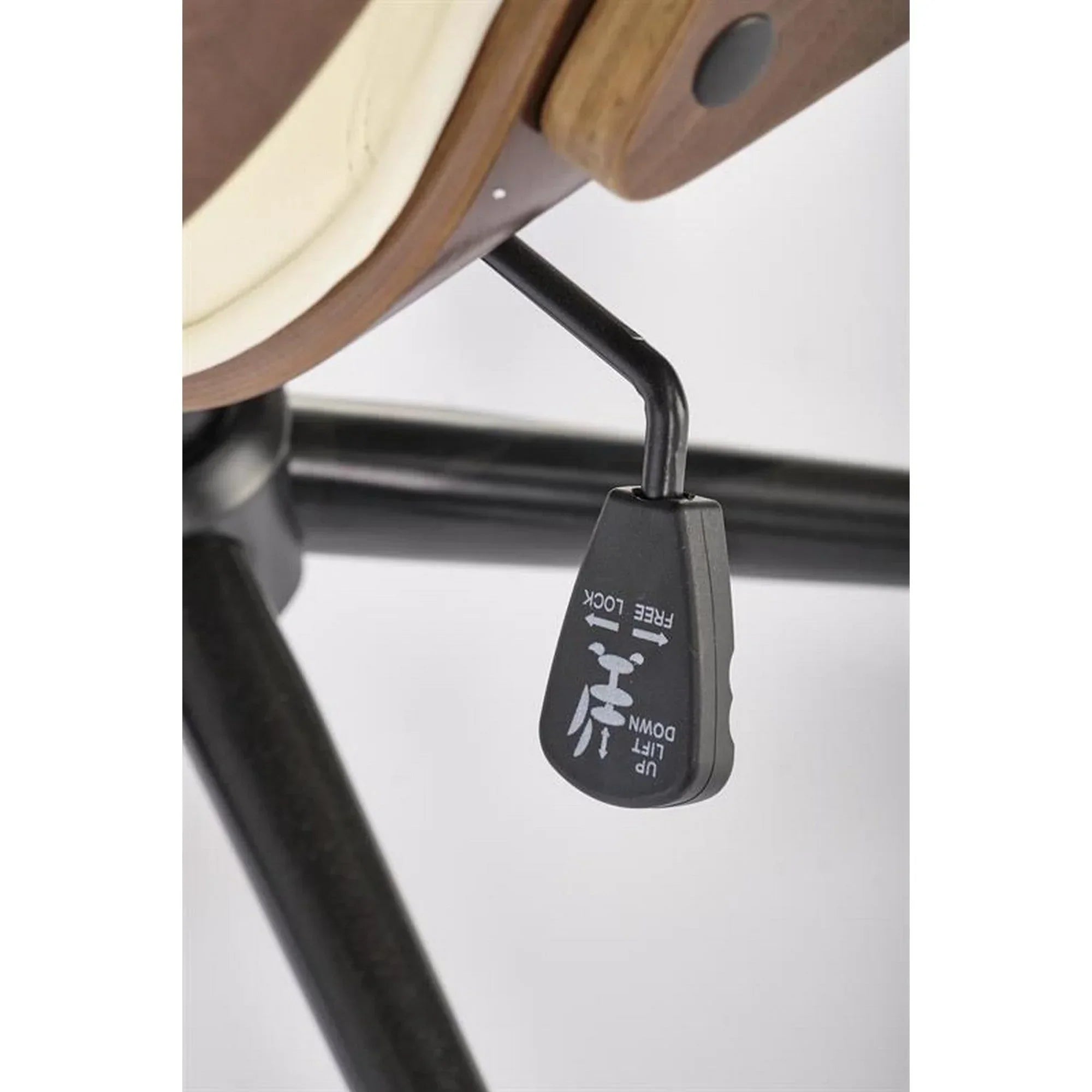 Scaun birou HOUSTON OCN-35950, crem/nuc