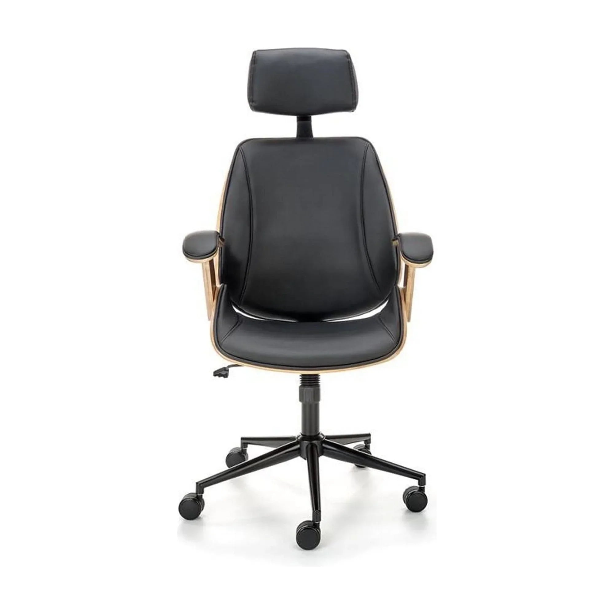 Scaun birou HOUSTON OCN-35957, negru/nuc