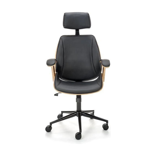 Scaun birou HOUSTON OCN-35957, negru/nuc