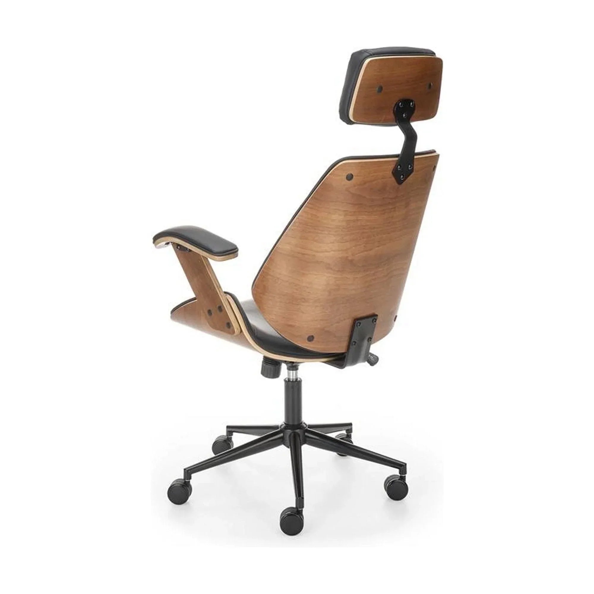 Scaun birou HOUSTON OCN-35957, negru/nuc