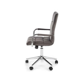 Scaun birou HOUSTON OCN-35964, gri/crom