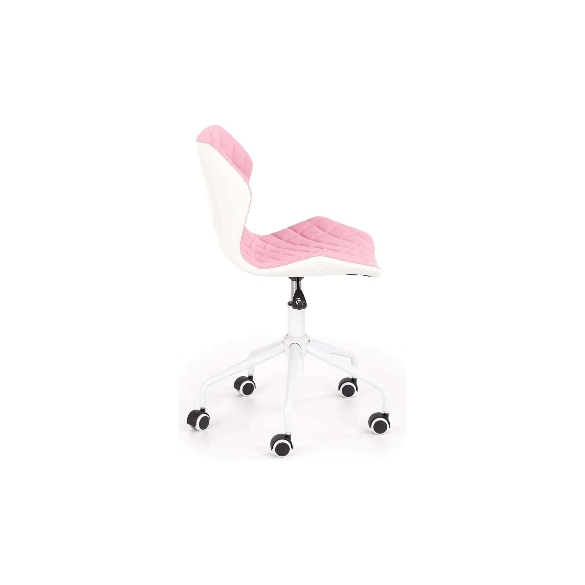 Scaun birou HOUSTON OCN-35965, alb/roz