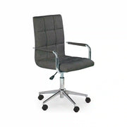 Scaun birou HOUSTON OCN-35974, gri inchis/crom