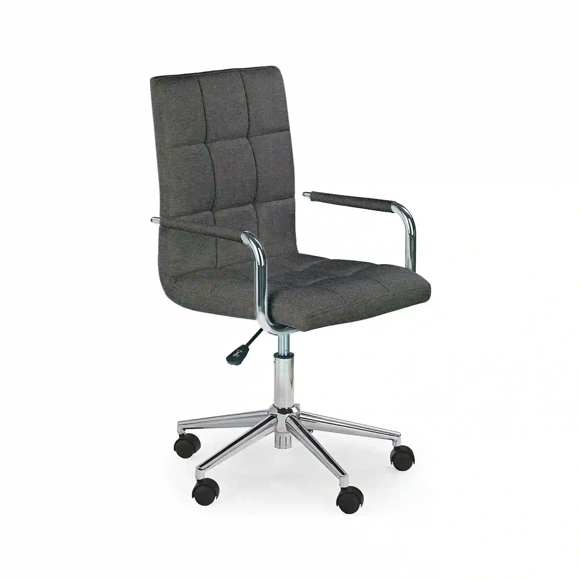 Scaun birou HOUSTON OCN-35974, gri inchis/crom