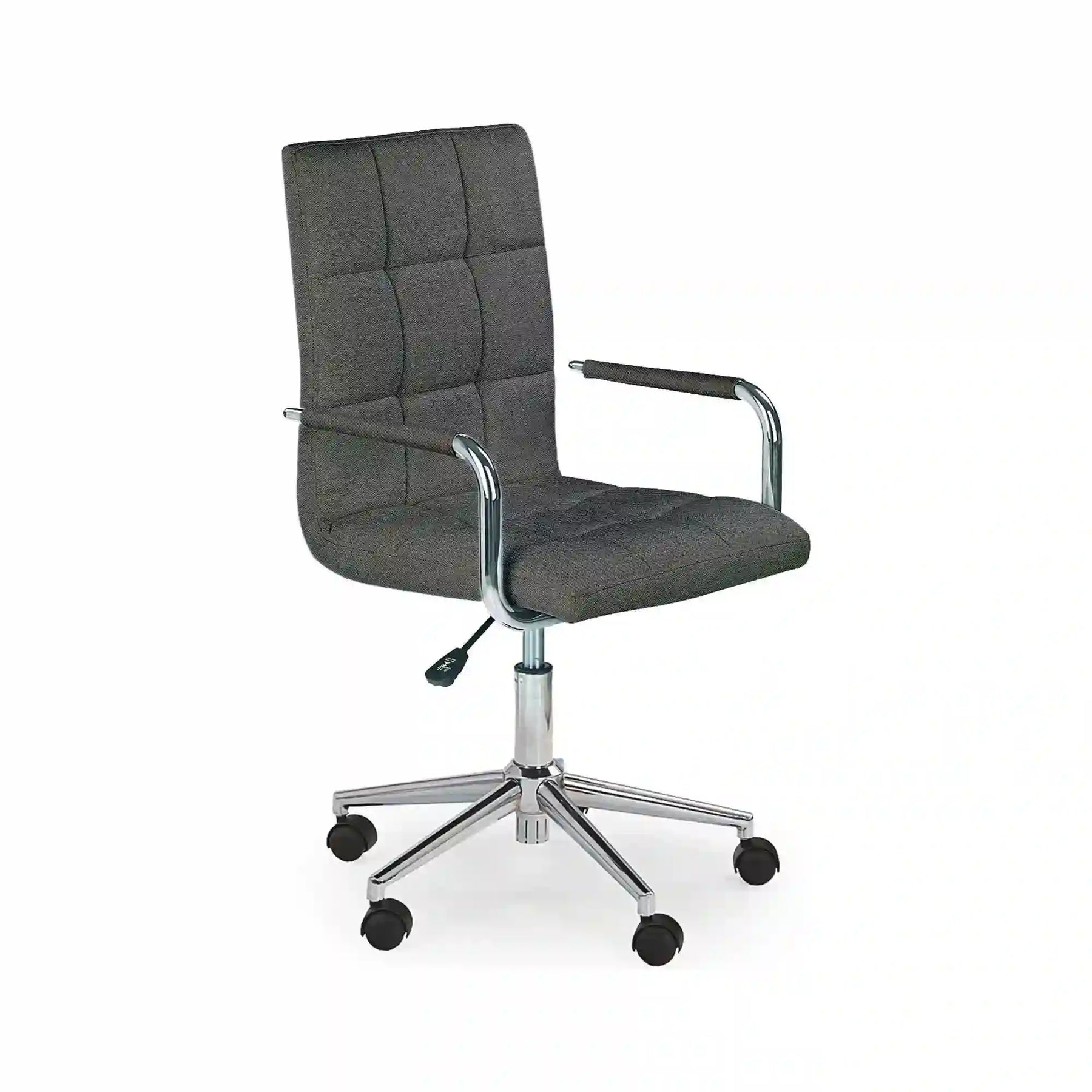 Scaun birou HOUSTON OCN-35974, gri inchis/crom