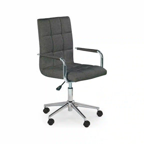 Scaun birou HOUSTON OCN-35974, gri inchis/crom