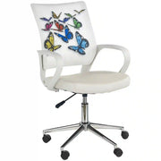 Scaun birou HOUSTON OCN-36008, alb