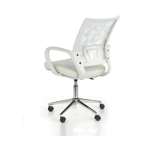 Scaun birou HOUSTON OCN-36008, alb