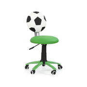 Scaun birou HOUSTON OCN-36011, verde/alb/negru