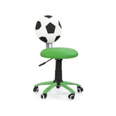 Scaun birou HOUSTON OCN-36011, verde/alb/negru