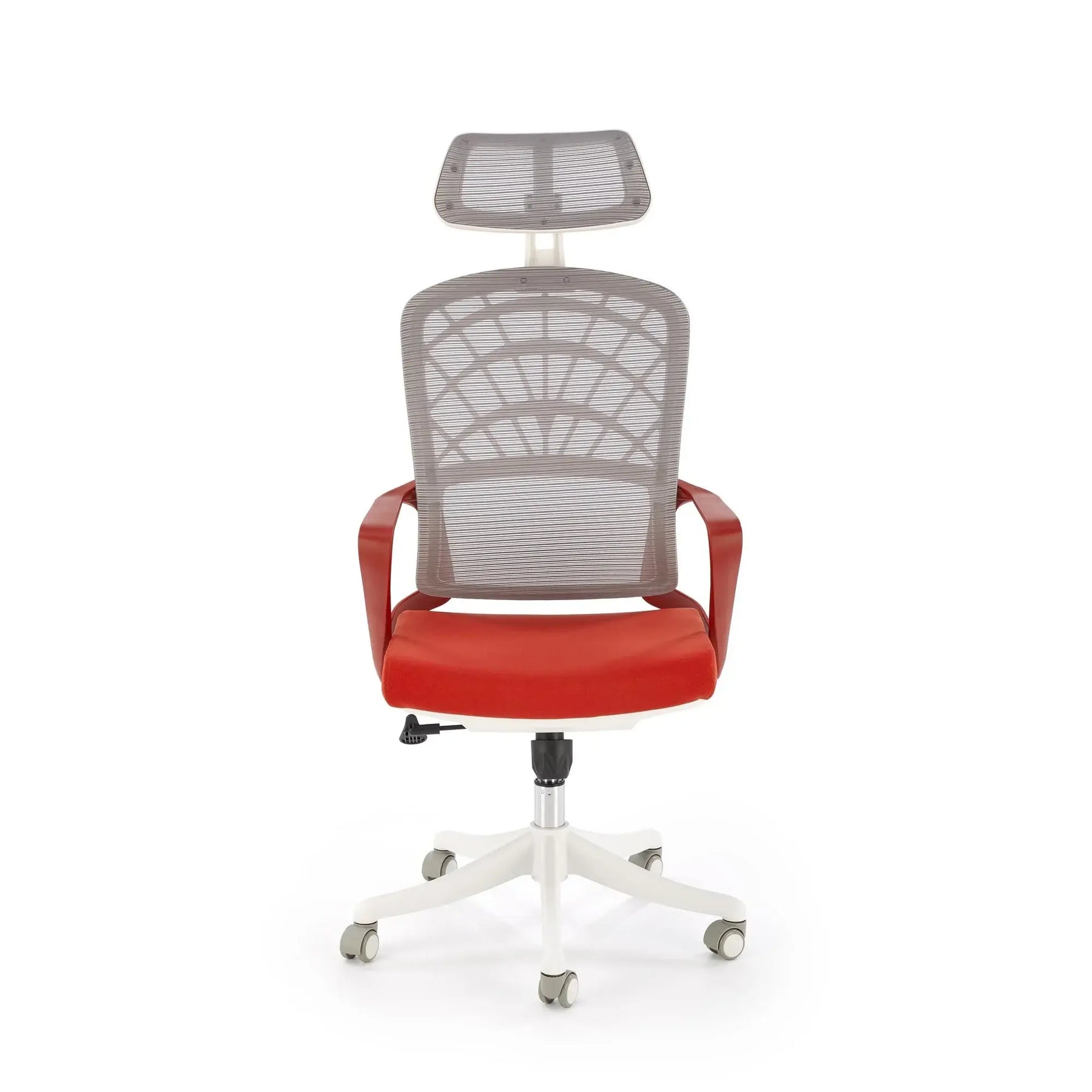 Scaun birou HOUSTON OCN-36059, caramiziu/alb